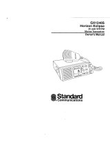 Standard Horizon GX1246S Eclipse Owner's manual