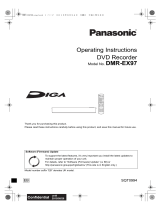 Panasonic EX97EB-K DVDRECORDR FVHD 500GB User manual