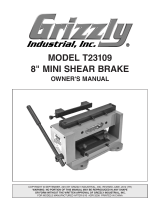 Grizzly T23109 Owner's manual