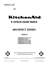 KitchenAid KHM920AWH0 Template