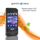 Garmin Asus Nüvifone A10 Quick start guide