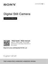 Sony DSCHX90V/B User manual
