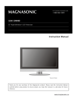 Magnasonic 32612MHD User manual
