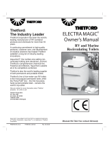 THETFORD Electra Magic® Model 80 RV Owner's manual