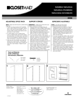 Closet Maid Adjustable Spice Rack 3996 User guide
