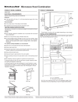 KitchenAid KMHS120EBS Dimensions Guide