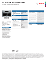 Bosch HMB50162UC Specification