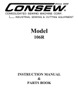 Consew 106R User manual