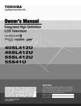 Toshiba 40SL412U Owner's manual