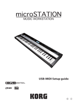 Korg microSTATION Installation guide