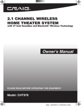 Craig CHT978 Owner's manual