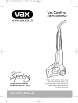 Vax Rapide Spring Owner's manual