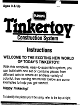 Playskool Tinkertoy Construction Operating instructions