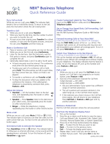 3com NBX 3102 Quick Reference Manual