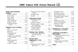 Saturn VUE Green Line Hybrid 2009 Owner's manual