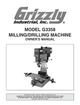 Grizzly G3358 User manual