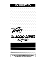 Peavey Classic Series 120 Owner's manual