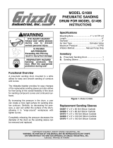 Grizzly G1600 User manual