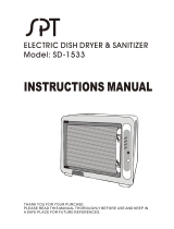 SPT SD-1533 Operating instructions