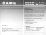Yamaha NS-AW1W User manual