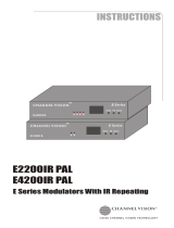Channel Vision E4200IRPAL User manual