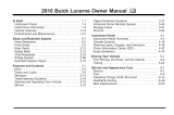 Buick Lucerne 2010 Owner's manual