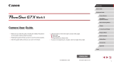 Canon PowerShot G7 X Mark II User manual