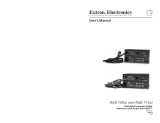 Extron RGB 109xi User manual