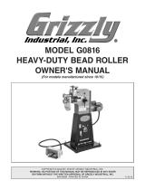 Grizzly G0816 Owner's manual