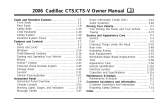 Cadillac 2006 CTS Owner's manual