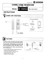 Aiphone IE-1AD User manual