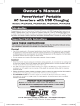 Tripp Lite PowerVerter® Portable AC Inverters User manual