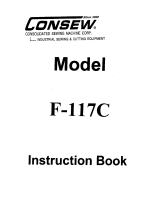 Consew F-117C User manual