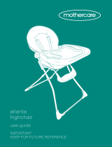 mothercare Atlanta Highchair User guide