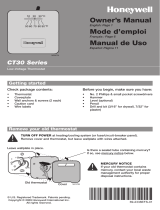 Honeywell Home CT30A User manual