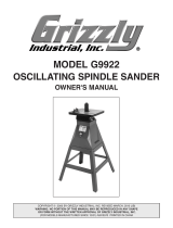 Grizzly G9922 User manual