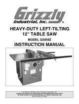 Grizzly G5959Z Owner's manual