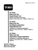 Toro Rake and Vac Blower User manual