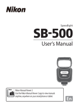 Nikon SB-500 User manual