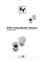 Electro-Voice Compact Full-Range Speaker EVID 4.2 User guide