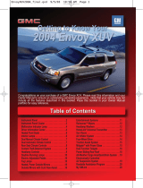 GMC Envoy XUV 2004 User guide