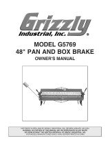 Grizzly G5769 Owner's manual