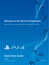 PlayStation 4 PS4 - CUH-1216A User manual