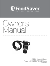FoodSaver FA2000 Handheld Sealer Owner's manual