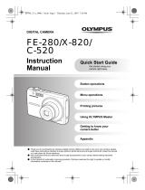 Olympus FE-280 User manual