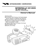 Standard Horizon Intrepid LE GX1265S Owner's manual