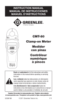 Greenlee CMT-80 Electrical Tester User manual