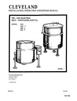 Cleveland Range KEL-80 User manual