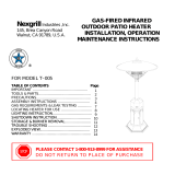 Nex T005-COPP Owner's manual