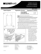 ClosetMaid 14 In. Cabinet Organizer Installation guide